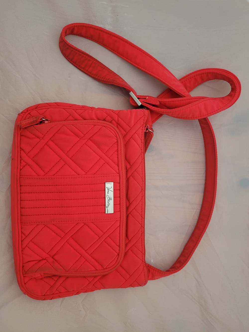 Vera Bradley Red Quilted Crossbody Bag